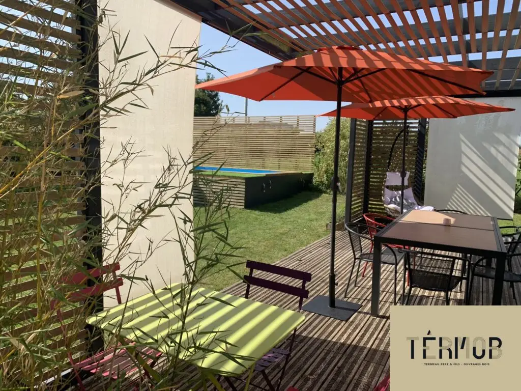 réalisation de terrasse en bois par termob